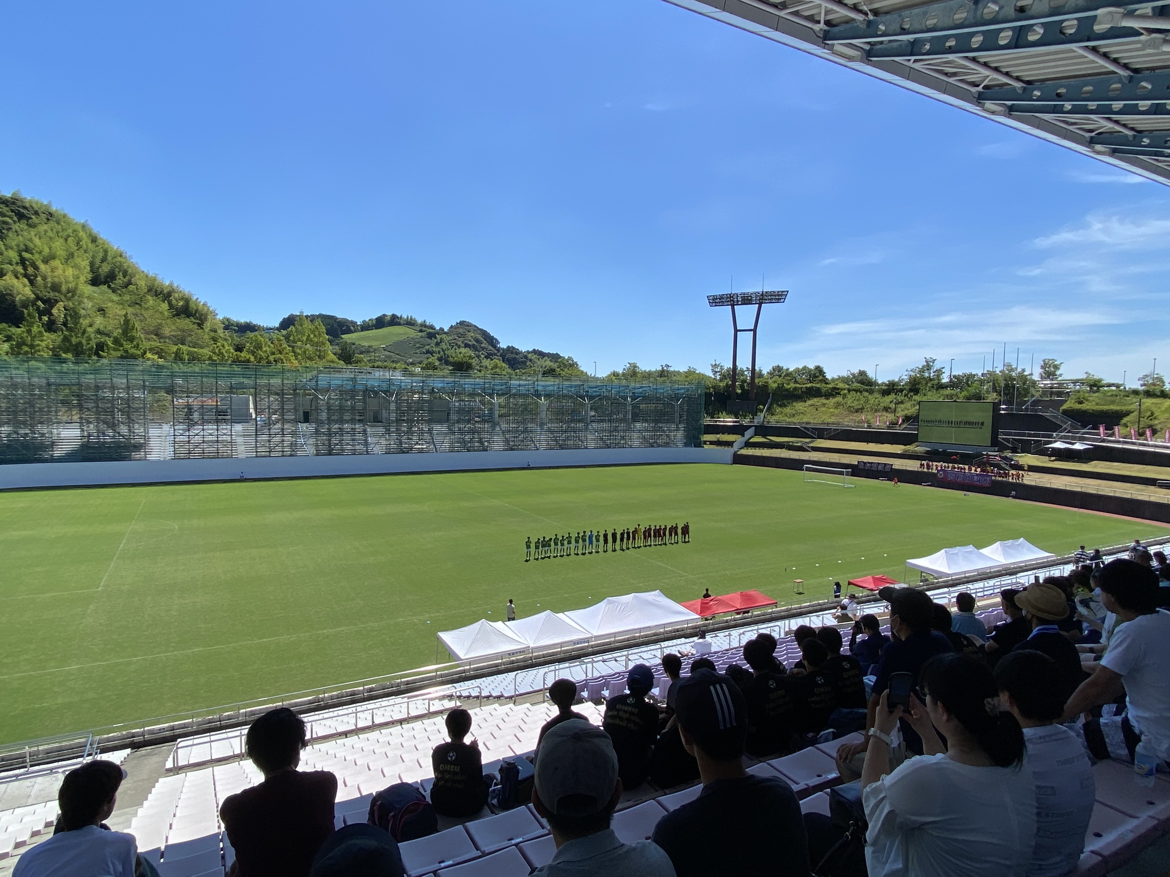 サッカー観戦